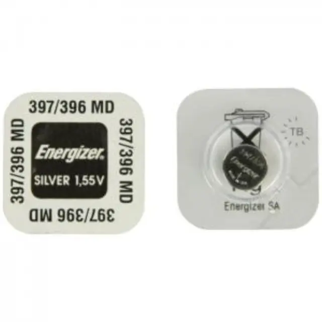 Buttoncell Energizer 397-396 SR726SW SR726W SR59 Τεμ. 1 2