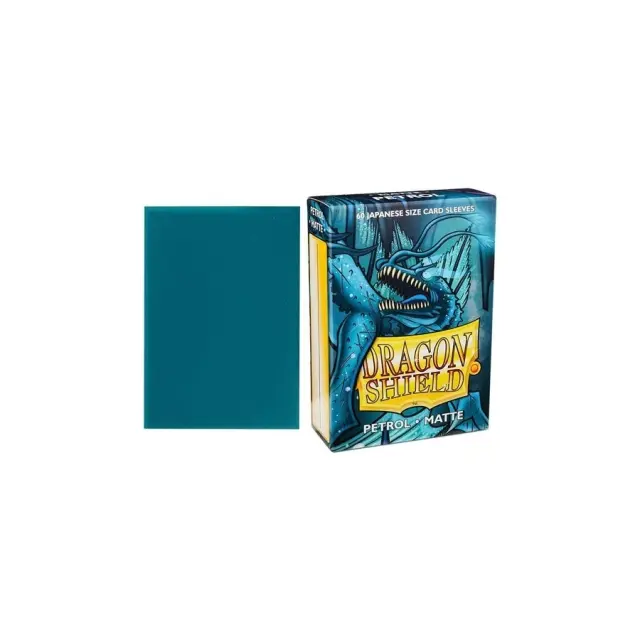 Dragon Shield Japanese Matte Sleeves - Petrol (60 Sleeves) 2