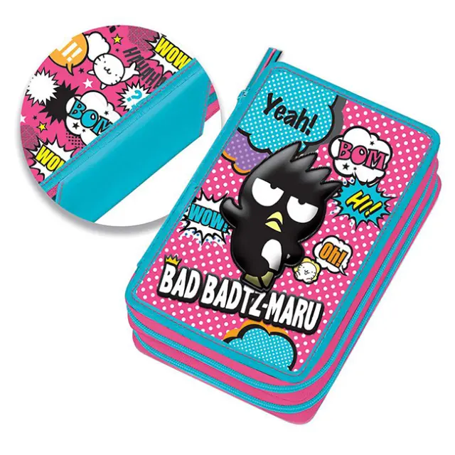 Graffiti Κασετίνα Διπλή Γεμάτη Bad Badtz-Maru (261333)