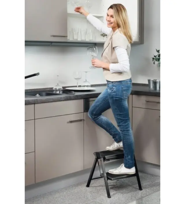 ΣΚΑΛΑΚΙ ΧΩΝΕΥΤΟ ΜΠΑΖΑΣ HAILO STEPFIX ΑΝΘΡΑΚΙ 2