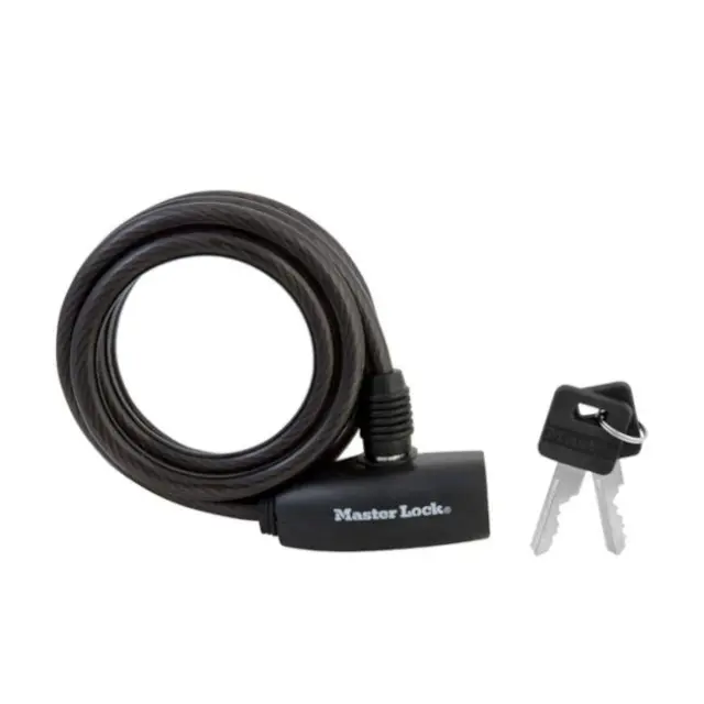 Master Lock 8126EURDPRO - Κλειδαριά ποδηλάτου με συρματόσχοινο 180cm μαύρο