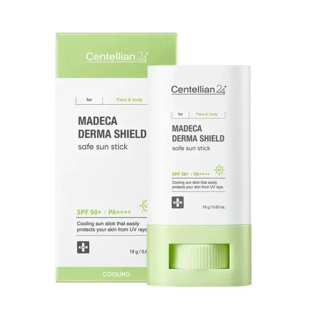Centellian24 Madeca Derma Shield Safe Sun Stick SPF50+ PA++++ Αντηλιακό Στικ Προσώπου με Νιασιναμίδη, 18gr