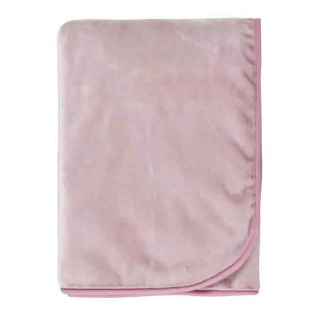 Κουβέρτα Βελουτέ Αγκαλιάς Kentia Notte 2618 Salmon Pink 80x100 2