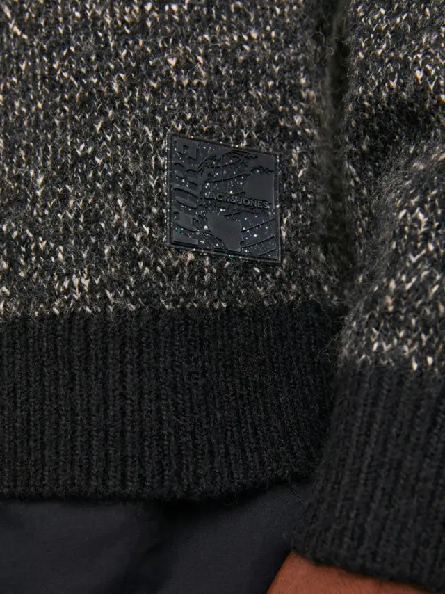JCOSPACE KNIT MOCK NECK SN black 2
