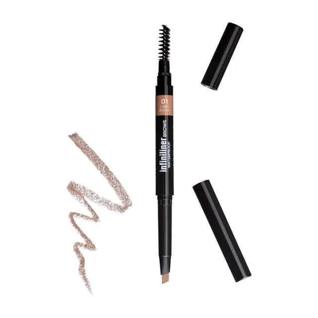 Mon Reve Infiniliner Gel Waterproof Brow Pencil 0.3ml | Απόχρωση 01 Light Blond