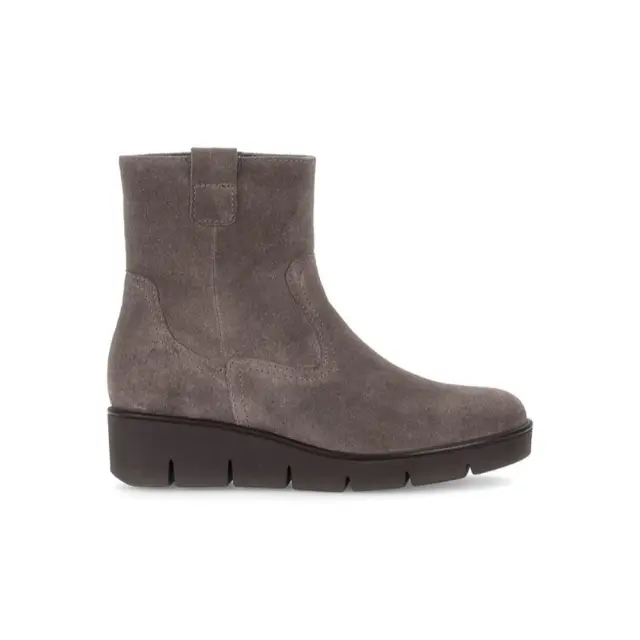 Gabor Μποτάκια Γυναικείο δέρμα Nubuck Γκρί GAB/800501 002-TAUPE - 39