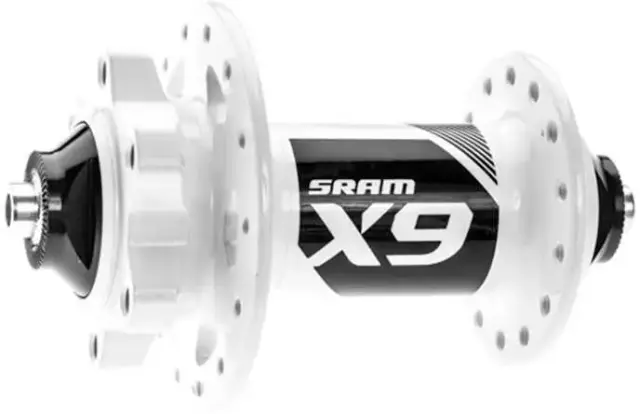 ΚΕΝΤΡΟ ΕΜΠΡΟΣΘΙΟ SRAM MTB X-9 6-BOLT DISC 28H 100MM ΛΕΥΚΟ
