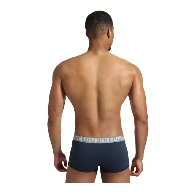 Bikkembergs Ανδρικό Boxer Classic Stretch Cotton - Τριπλό Πακέτο, Χρώμα Σκούρο Μπλε 3