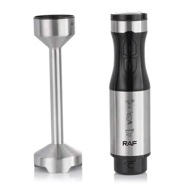 RAF Ραβδομπλέντερ Χειρός με 4 Λεπίδες 400W Inox R.30003 2