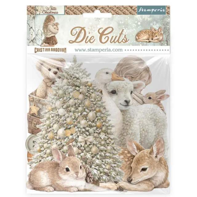 Die Cuts Stamperia, White Christmas
