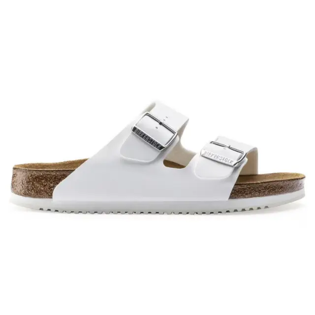 Birkenstock Πέδιλα Ανδρικό Birko-Flor(ανθεκτικό υλικό της Birkenstock-επιτρέπει την επαφή με το νερό) Άσπρο BIR/ARIZONA 1018220 WHITE