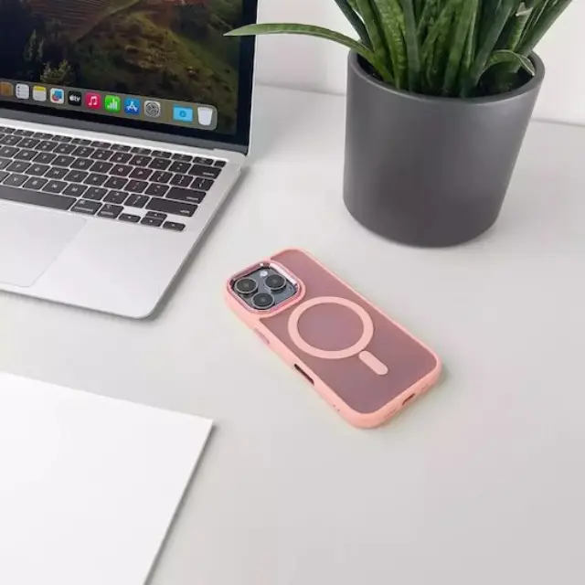 MagSafe Θήκη για iPhone 16 Pro Max -Ροζ 2