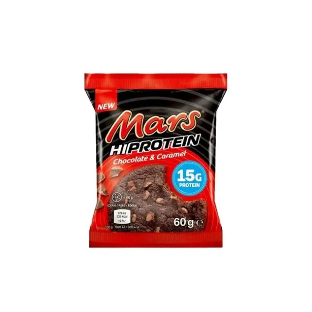 Μπισκότο πρωτεΐνης Mars με υψηλή περιεκτικότητα σε πρωτεΐνη, σοκολάτα και καραμέλα, 60γρ