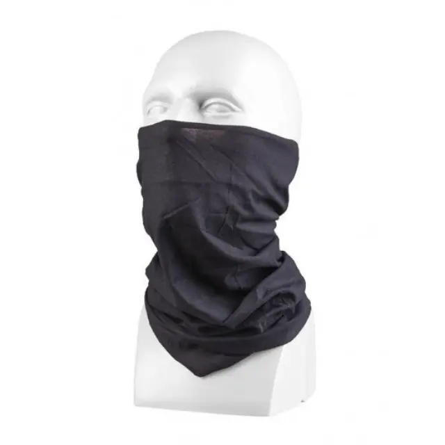 Mil-Tec Multi Function Headgear Black-Πολυλειτουργικό Κάλυμμα Κεφαλής από 100% Πολυεστέρα Μαύρο - 01-Black-Μαύρο