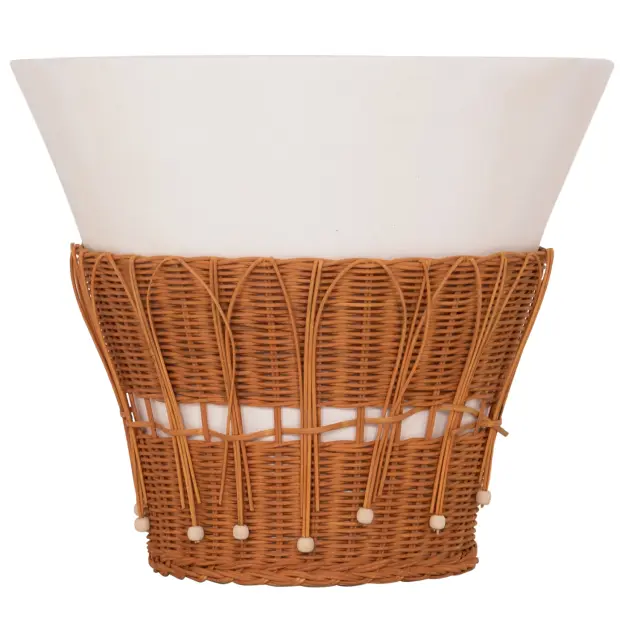 ΤΡΑΠΕΖΙ ΣΑΛΟΝΙΟΥ FB918164.02L FIBER CEMENT ΛΕΥΚΟ-ΦΥΣΙΚΟ RATTAN--Φ55x45Υεκ 3