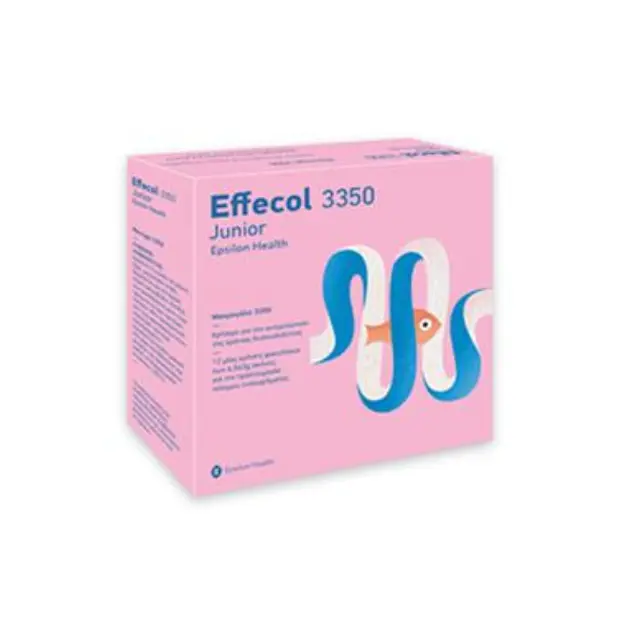 Epsilon Health Effecol 3350 Junior Οσμωτικό Υπακτικό για την Αντιμετώπιση της Περιστασιακής & Χρόνιας Δυσκοιλιότητας σε Παιδιά (>2 ετών) & Εφήβους, 12 sachets x 6.56 gr
