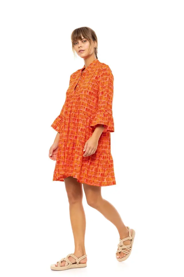 Beachwear Sorbet B620 Orange Pink Label 3