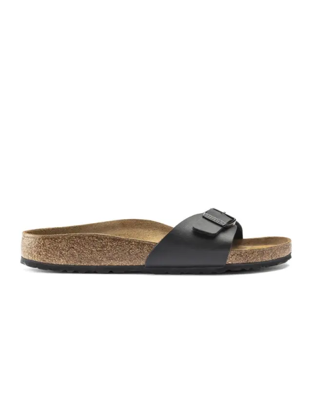 Birkenstock Πέδιλα Unisex Birko-Flor(ανθεκτικό υλικό της Birkenstock-επιτρέπει την επαφή με το νερό) Μαύρο BIR/MADRID 040793 BLACK 3