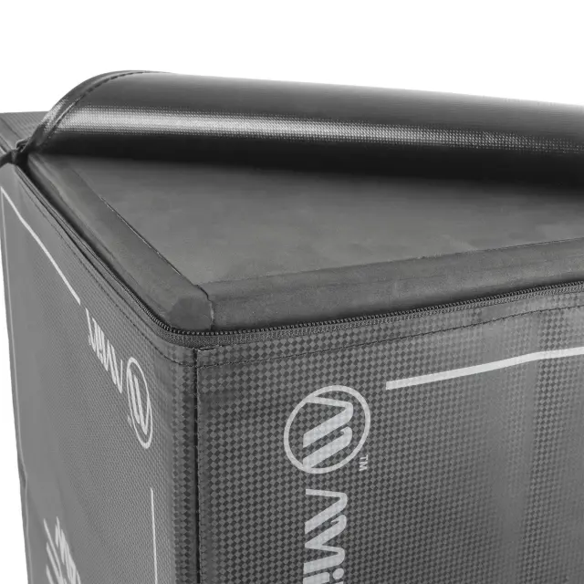 AMILA Πλειομετρικό Κουτί Plyo Box Raw Rise 50x60x75 cm - Μαύρο (95147) 3