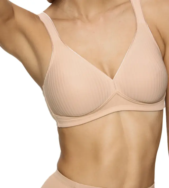 Triumph Γυναικείο Σουτιέν Modern Soft Cotton N, Χρώμα Neutral Beige - 100E 2
