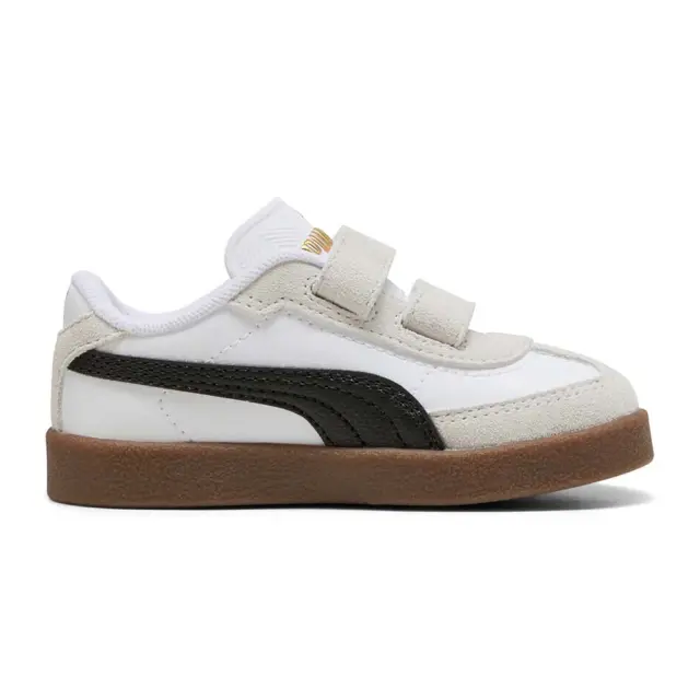 Puma Infant's Club II Era Velcro Άσπρο - Μαύρο 402308-02 (Puma) 2