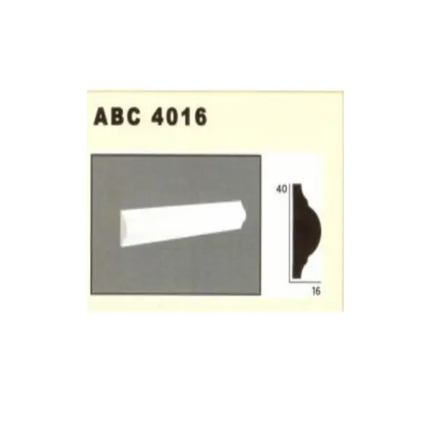 Decolux Επιτοίχιο διακοσμητικό Προφίλ 16x40mm / ABC 4016 2