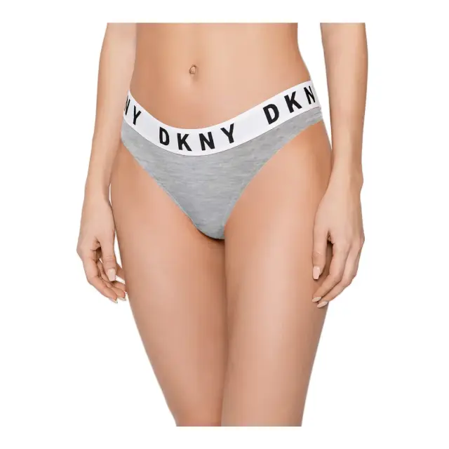 DKNY Γυναικείο String Cosy Boyfriend Thong, Χρώμα Γκρι