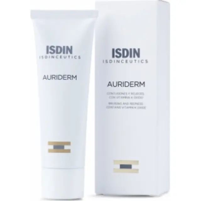 Isdin Auriderm with Vitamin K - Κρέμα Τοπικής Φροντίδας για μετά την Επέμβαση, 50ml