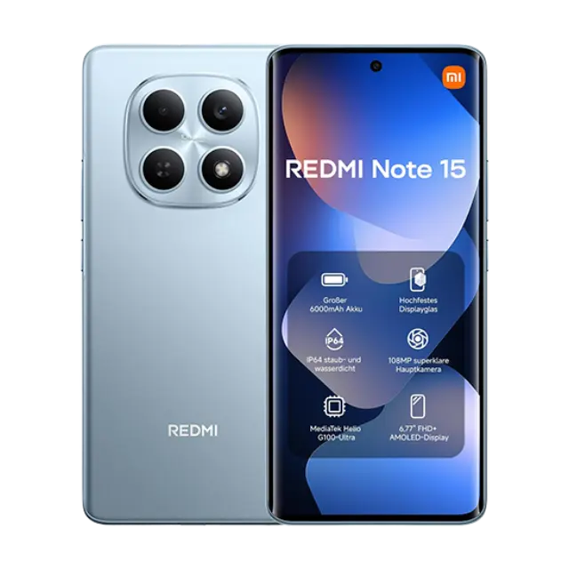 Xiaomi Redmi Note 15 4G Blue 8/256GB (MZB0MOIEU) (XIAMZB0MOIEU) XIAOMI Mobiles