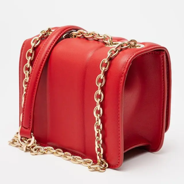 Valentino Bags - Γυναικεία Τσάντα Ώμου Brass VBS8G610-003 Κόκκινο 2