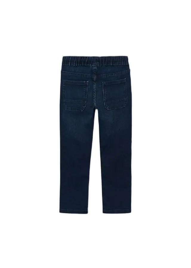Mayoral Παντελόνι Soft Denim Jogger Μαύρο Μπλε για Αγόρι 2