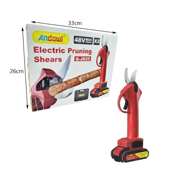 Andowl Ηλεκτρικό Κλαδευτήρι Μπαταρίας 48V Q-JD25 - Electric Pruning Shears 076029 3