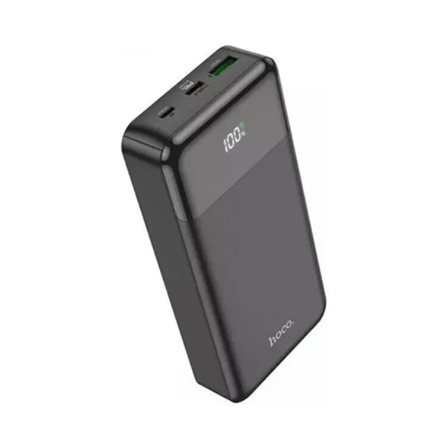 Hoco J102A Power Bank 20000mAh 20W με Θύρα USB-A και Θύρα USB-C Quick Charge 3.0 Μαύρο