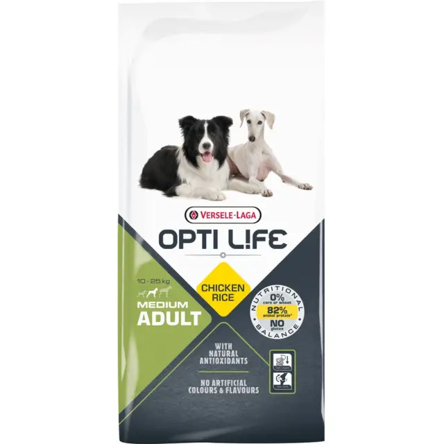 Opti Life Adult Medium Chicken & Rice Ξηρά Τροφή Σκύλου 2.5kg
