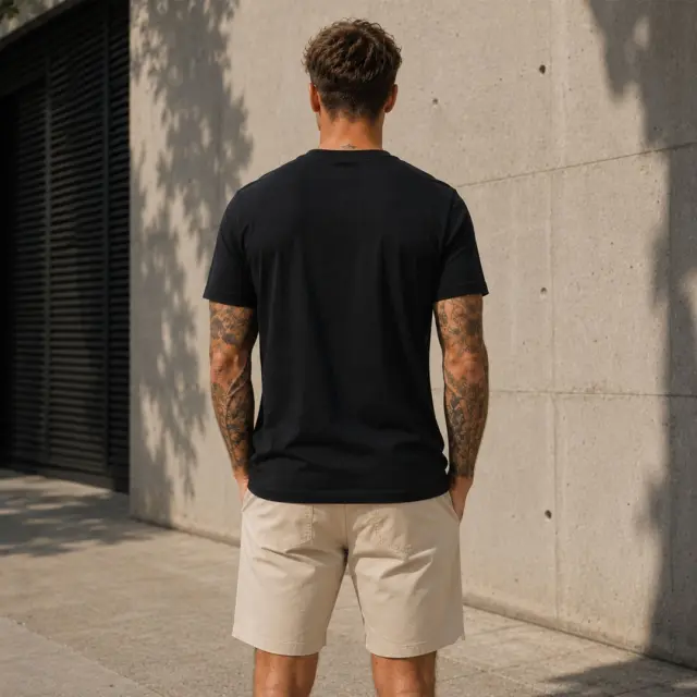 T-shirt Noshame® Μαύρο με τύπωμα Error 404 - 3026062 - XXL 2