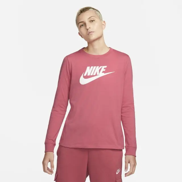Nike Sportswear Long-Sleeve T-Shirt (BV6171-622) - Ροζ - XL