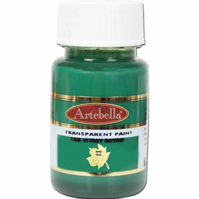 Artebella Διάφανο Σμάλτο Stained Glass - 8806 Green - 50ml