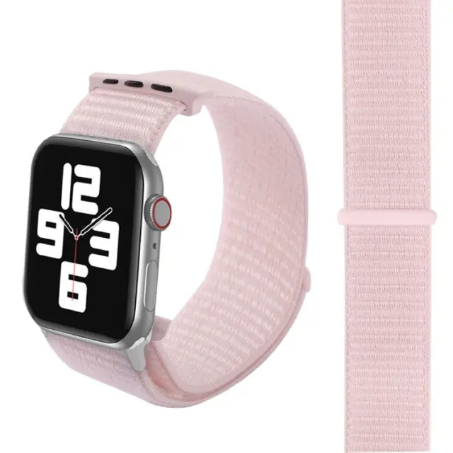Simple Nylon Λουράκι για Apple Watch 38/40/41/42(Series 10/11/12)- Pink OEM