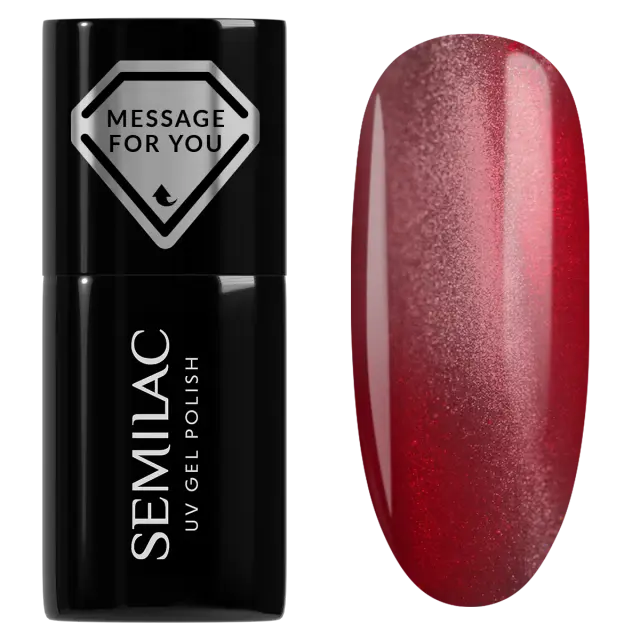 Semilac Ημιμόνιμο Βερνίκι 736 Crimson Jelly Gloss 7ml