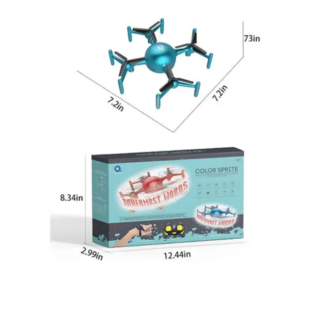 X09 Drone 2.4 GHz χωρίς Κάμερα σε Μπλε Χρώμα 2