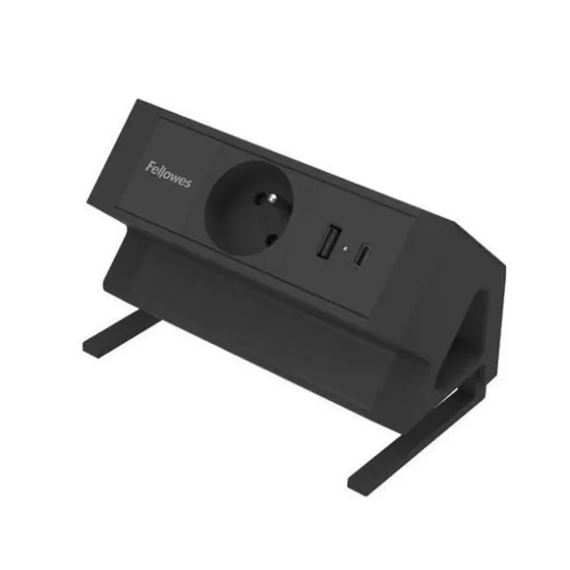 Fellowes Power Strip Power Desk Black (100137174)