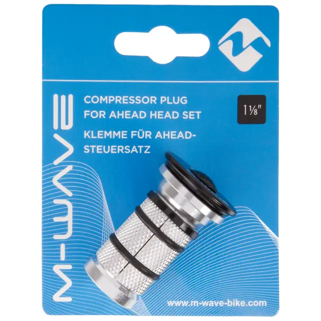ΤΑΠΑ ΠΗΡΟΥΝΙΟΥ M-WAVE FORK FIX C 1-1/8'' ΜΑΥΡΟ/ΑΣΗΜΙ 390890 2