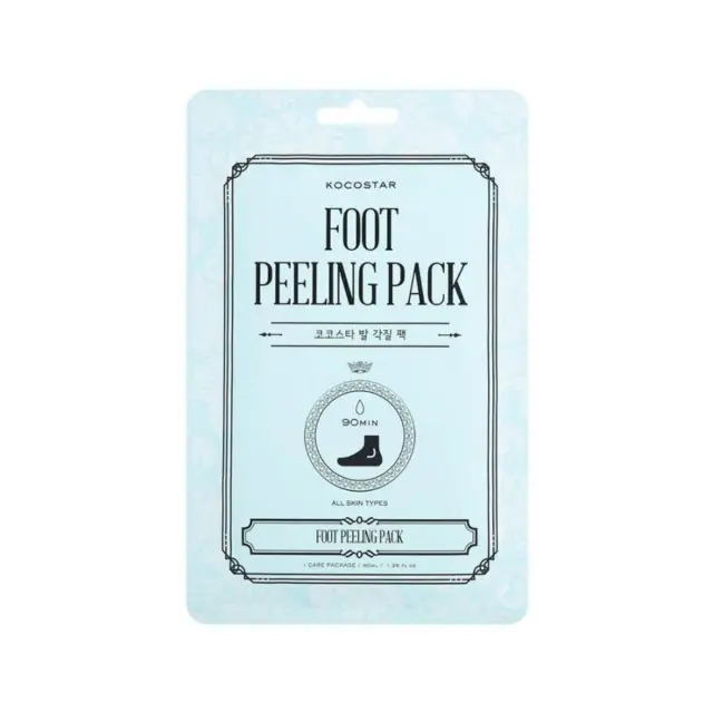 KOCOSTAR Foot Peeling Pack Απολεπιστική Mάσκα Ποδιών για Όλους τους Τύπους Δέρματος, 2 κάλτσες 14ml