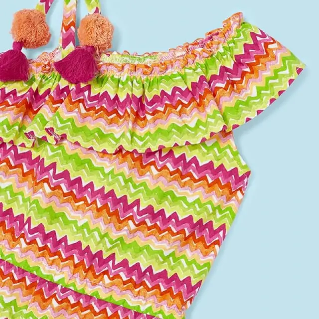 Baby 6 μηνών έως 4 ετών Φόρμα ασύμμετρη σταμπωτή ακτινίδιο - 3Ε 2