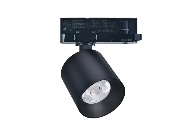 LED ΣΠΟΤ ΡΑΓΑΣ 4 ΓΡΑΜΜΩΝ 30W 230V 4000K 38° ΜΑΥΡΟ