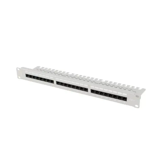 Lanberg Patch Panel 24-port 1U 19" Cat 6 UTP Gray (PPU6-1124-S)