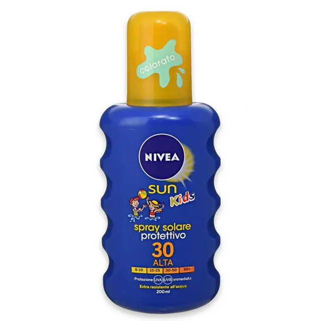 Αντιηλιακό NIVEA Kid's Moisturizing Coloured Spray SPF30 200ml