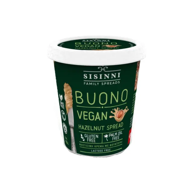 Vegan Κρέμα Φουντουκιού Buono • Sisinni • 400γρ