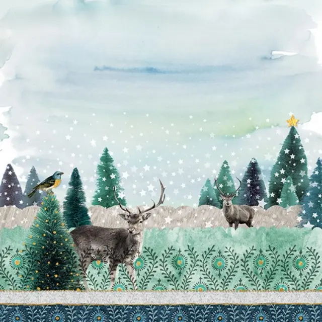 Χαρτοπετσέτα για Decoupage, Winterscene, 1τεμ.