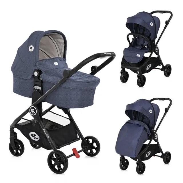 Lorelli Πολυμορφικό καρότσι "Patrizia" 2in1 Blue Μπλε